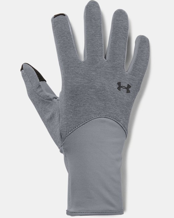 Women's UA Liner Gloves, Gray, pdpMainDesktop image number 0